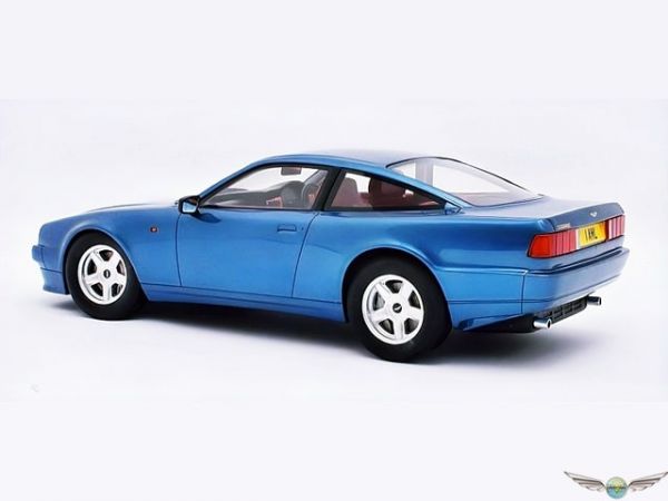 ASTON MARTIN VIRAGE 1988 ~ BLUE | 1:18 Diecast Model Car