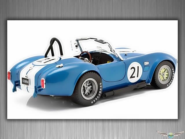 SHELBY AC COBRA 427 RACING ~ 1965 | 1:18 Diecast Model Car