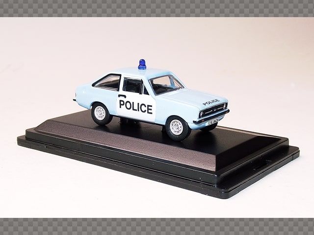 FORD ESCORT MK2 POLICE 1 76 Diecast Model Car