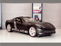 CHEVROLET CORVETTE STINGRAY 2014 POLICE | 1:18 Diecast Model Car
