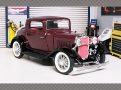 FORD 3 WINDOW COUPE ~ 1932 | 1:18 Diecast Model Car