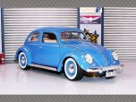 VOLKSWAGEN BEETLE 1955 ~ BLUE | 1:18 Diecast Model Car